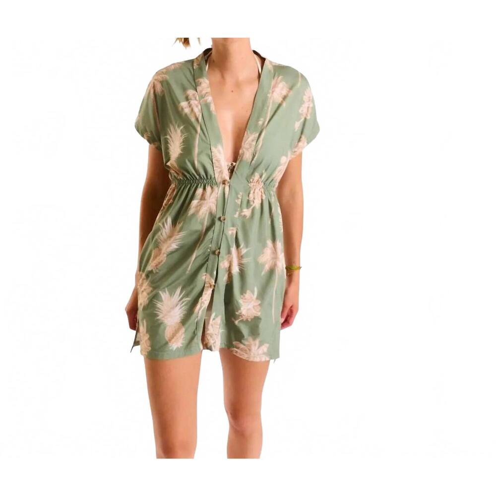 NEW BANANA MOON abeline bayvoil robe in khaki